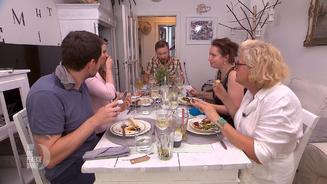 Marcus´ Gäste haben schwer zu kauen