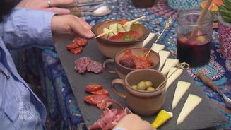 Warme und kalte Tapas