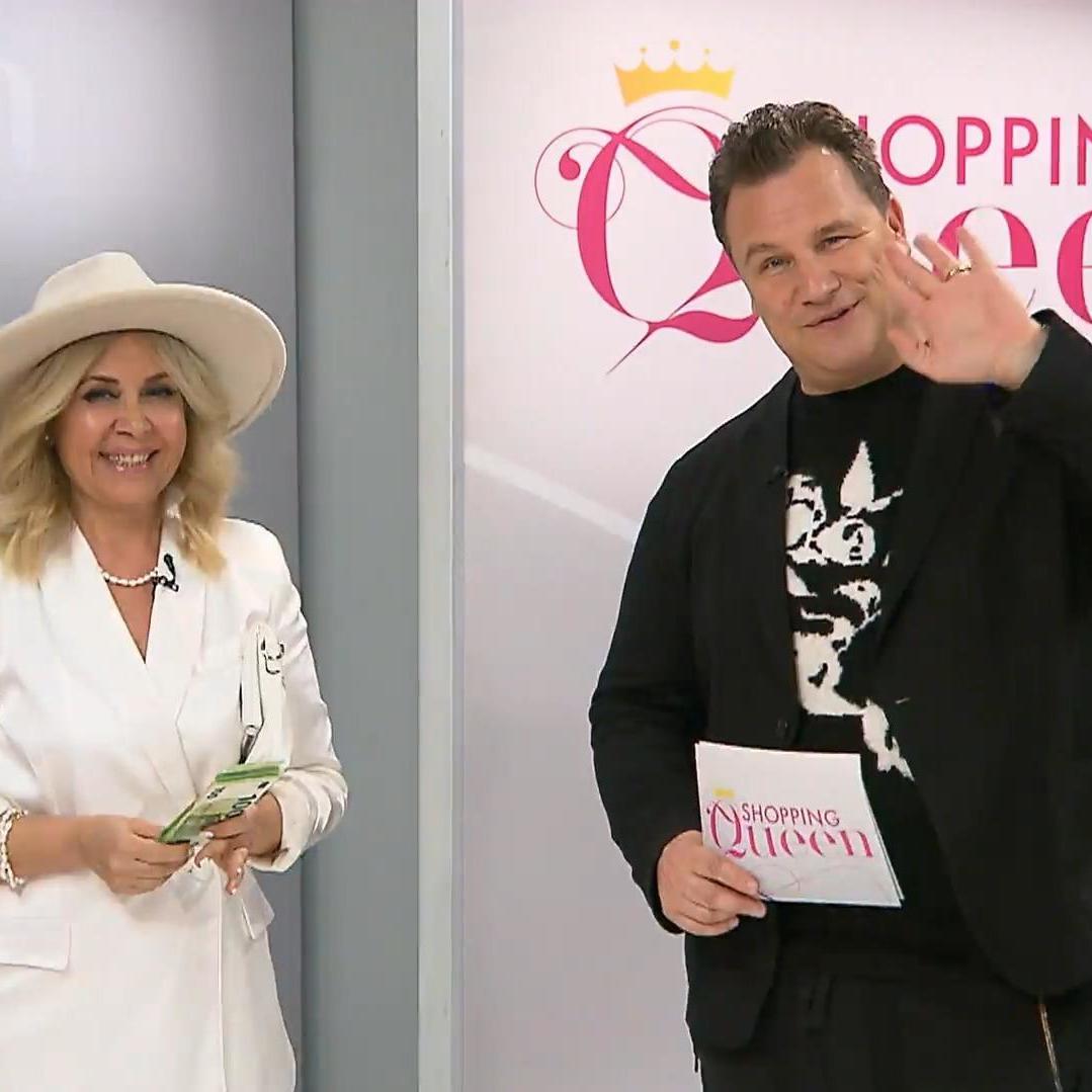 Die Kölner „Shopping Queen“-Gewinnerin Tala und Stardesigner Guido Maria Kretschmer beim Finale in Hamburg Die Kölner „Shopping Queen“-Gewinnerin Tala und Stardesigner Guido Maria Kretschmer beim Finale in Hamburg