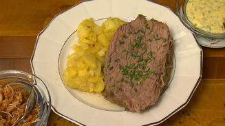 Tafelspitz mit gerösteten Erdäpfeln