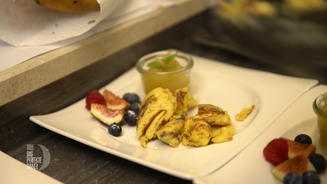 Kaiserschmarrn mit Vanilleeis