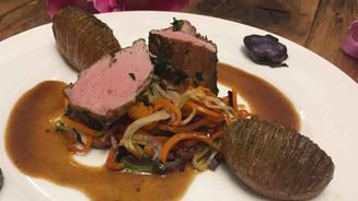 Kalbsfilet im Kräutermantel