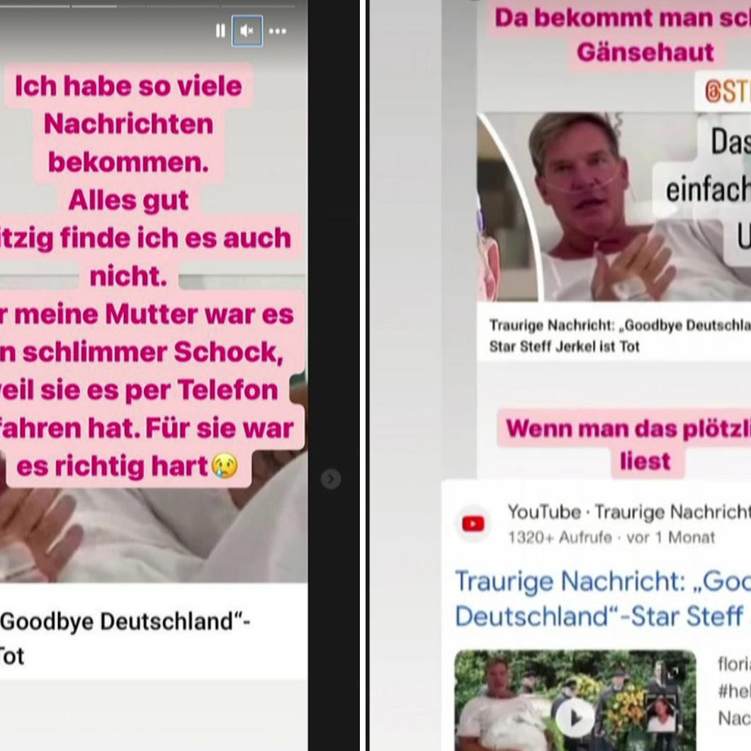 Falsche Todesmeldung macht Steff Jerkel wütend Falsche Todesmeldung macht Steff Jerkel wütend