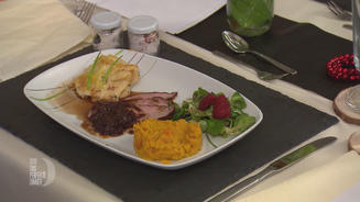 Kalbstafelspitz mit Kartoffelgratin