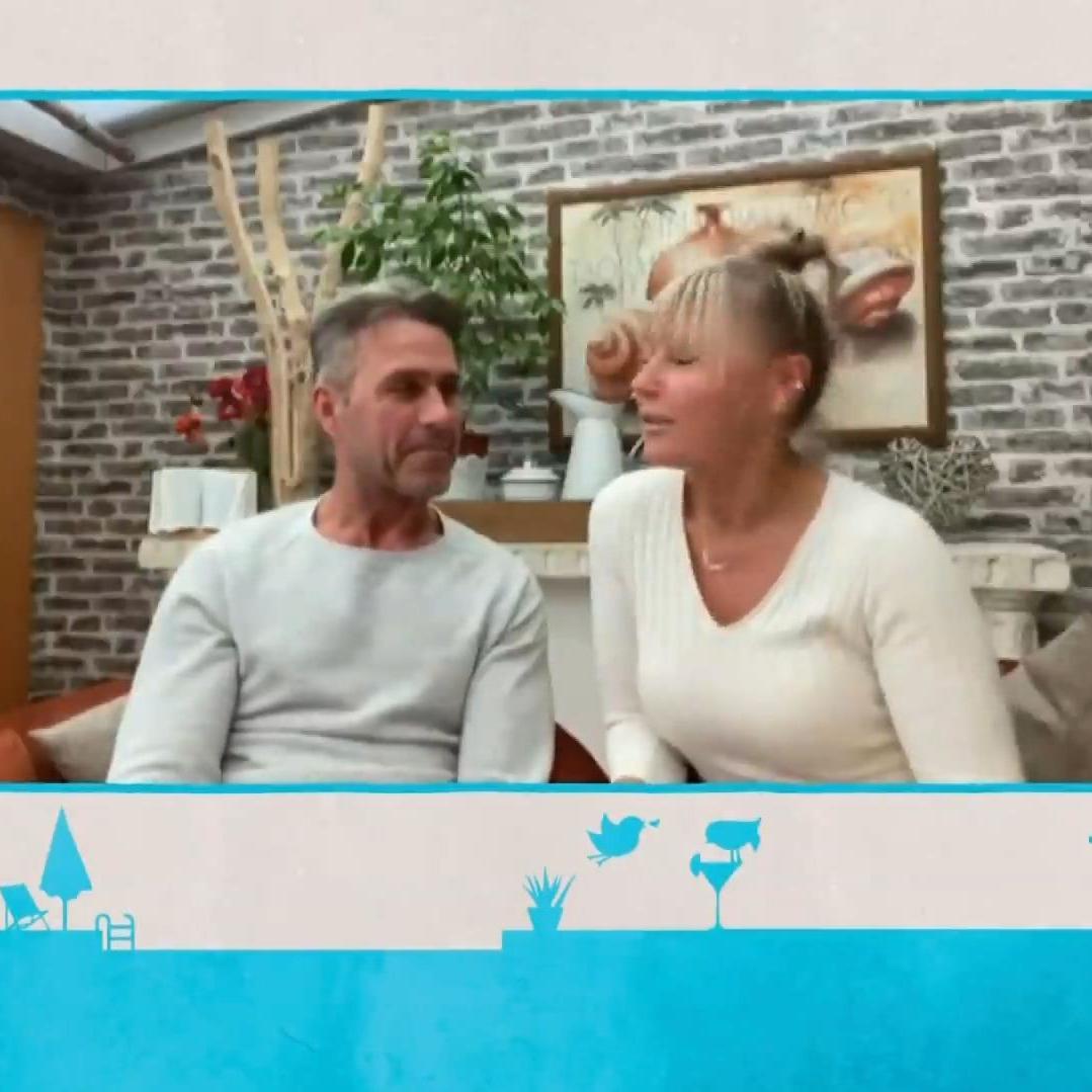 Oliver und Susanne weichen sich nicht von der Seite
