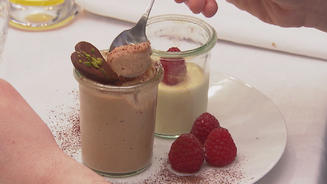 Mozartcreme und Panna Cotta