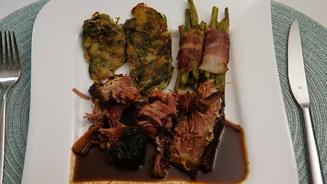 Burgunderbraten mit Röstis