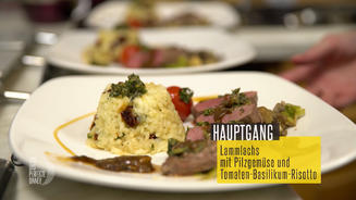 Lammlachse mit Kräuterkruste