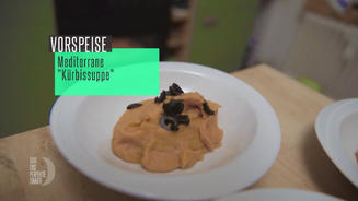 Mediterrane Kürbissuppe mit Ciabatta