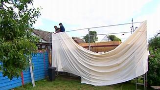 Claus' Robe für den Rohbau