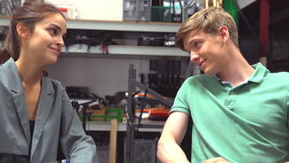 Luise im Interview mit Timur