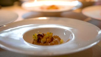 Gebackene Rotkopfgarnele