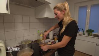 Köchin Sarah hat eine innere Sirene