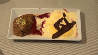 Espresso-Mousse und Vanilleparfait