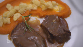 Geschmorte Rinderbacke 