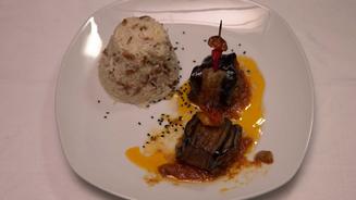 Kürdan Kebabi mit Pilav