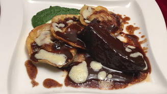 Rinderbäckle und Rinderbäckle-Ravioli