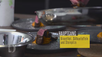 Bisonfilet mit Süßkartoffelpüree