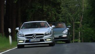 Mercedes SLK vs. Porsche Boxster