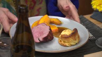 Roastbeef mit Yorkshire Pudding