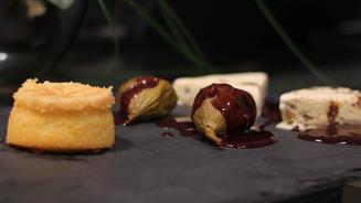 Lebkuchen-Parfait mit Feigen