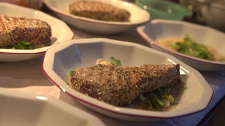 Asiatischer Thunfisch mit Kokosreis