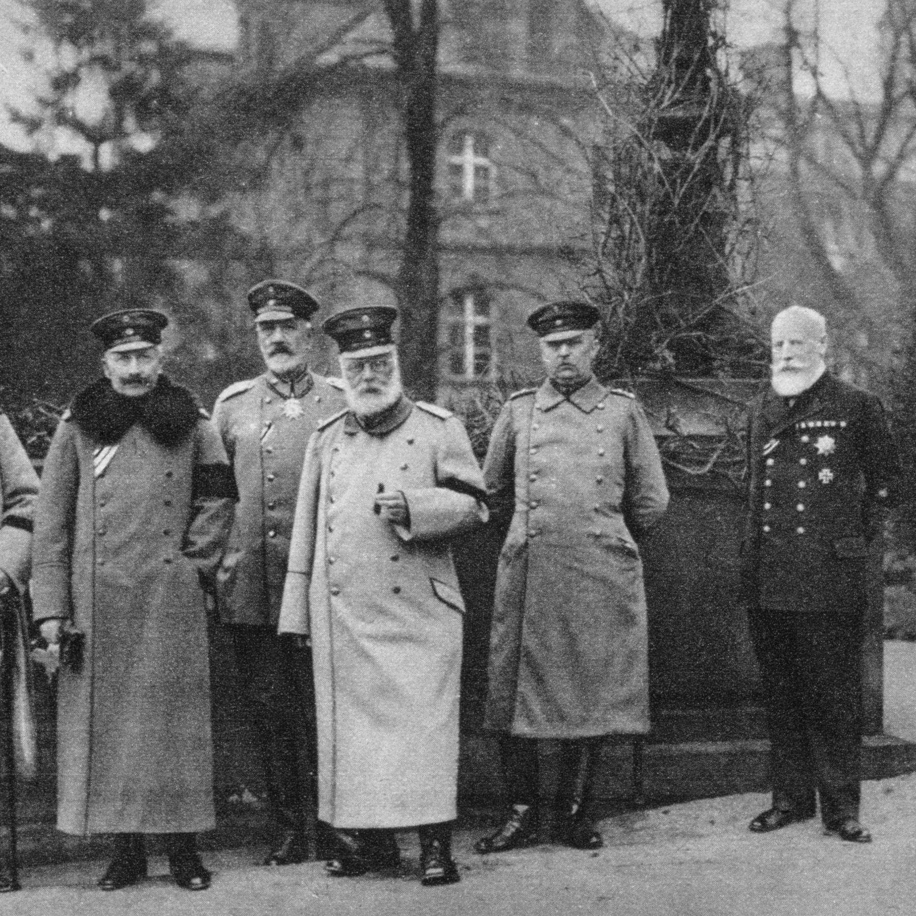 World War I 1914 1918 Visit of King of Bavaria to the German Headquarters 1917 From left Hindenb World War I 1914 1918 Visit of King of Bavaria to the German Headquarters 1917 From left Hindenb