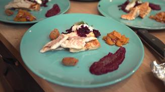 Dekonstruierter Fischburger