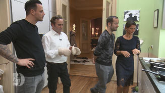 Manuela lässt ihre Gäste Hand anlegen