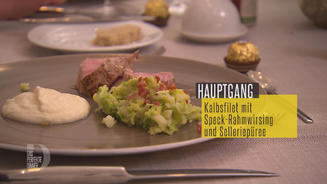 Kalbsfilet mit Selleriepüree