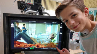 Backstage am Set der ersten Staffel