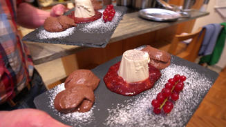 Panna Cotta und Mousse au Chocolat