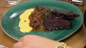 Geschmorte Ochsenbacken mit Portwein