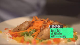 Bunter Salat mit Hühnchen