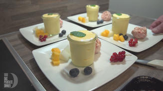 Maracujacreme & Himbeersemifreddo