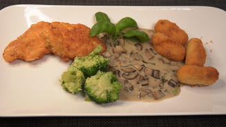 Hähnchen im Parmesanmantel