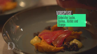 Gebeizter Lachs mit Quinoa