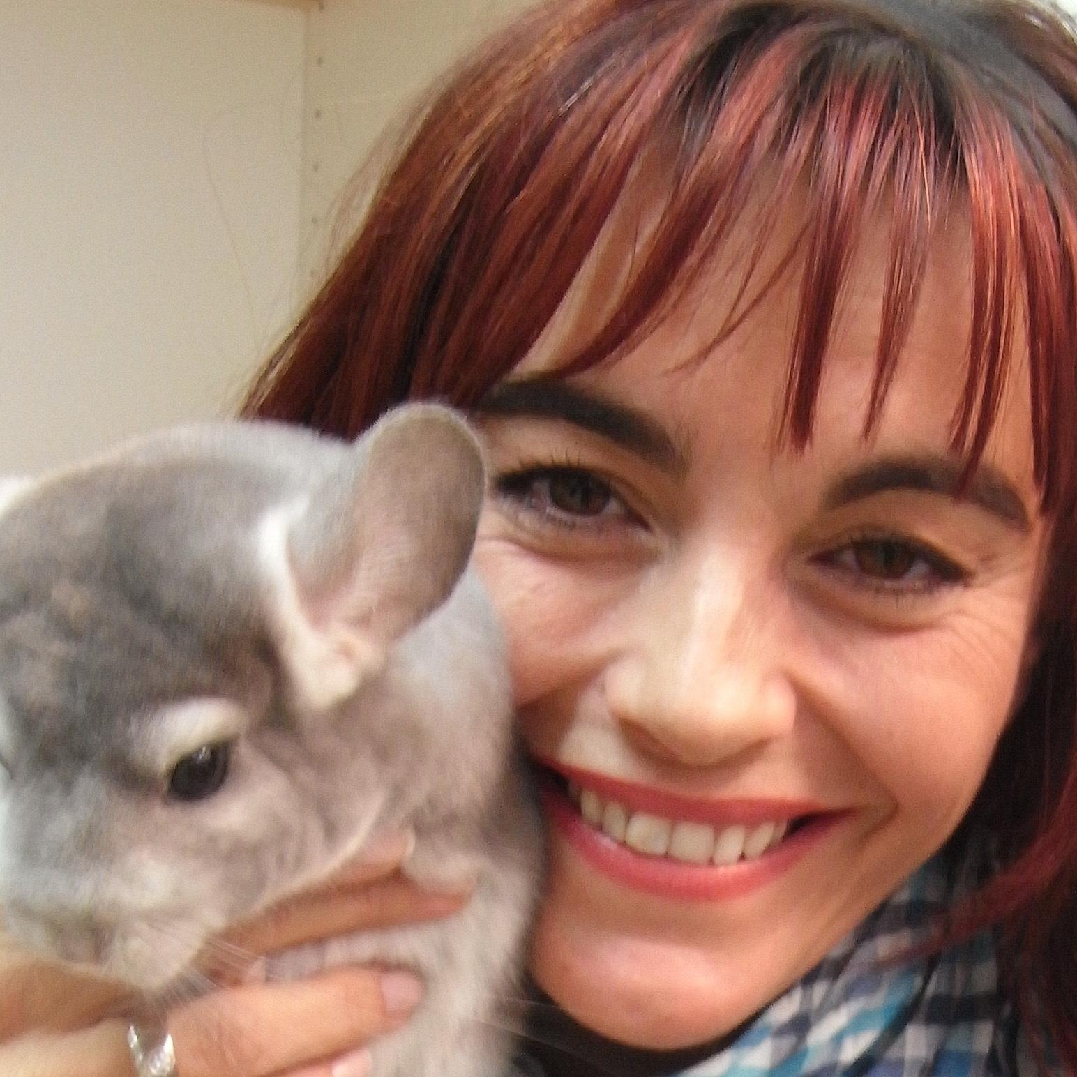 Tiergeschichten1 - Bild 1 - Diana und Chinchilla Tiergeschichten1 - Bild 1 - Diana und Chinchilla