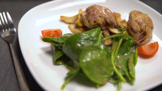 Variation von der Wachtel