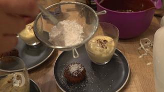 Herrencreme und Schokoküchlein