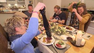 Andreas packt die Riesenmühlen aus