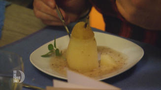 Köstliche Honig-Birne