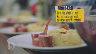 Gefüllte Wachtel mit Spinat