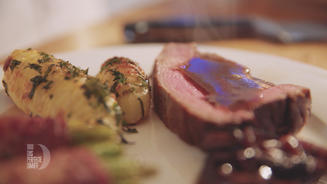 Rinderfilet mit Rotweinschalotten