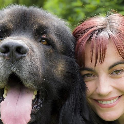 Vorschau1 - VOX-DOCMA TV - hundkatzemaus-Reporterin Diana Eichhorn informiert sich ber die Hunderasse Leonberger.jpg