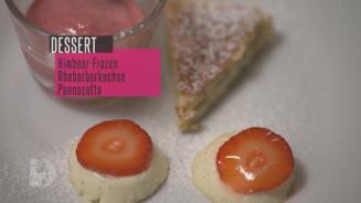 Frozen Joghurt mit Himbeeren