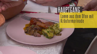 Lammkeule geschmort mit Tomaten