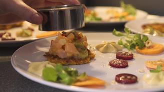 Besoffener Lachs mit Mango