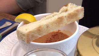 Türkische Linsensuppe und Icli köfte