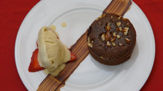 Tortino al cioccolato dal cuore 